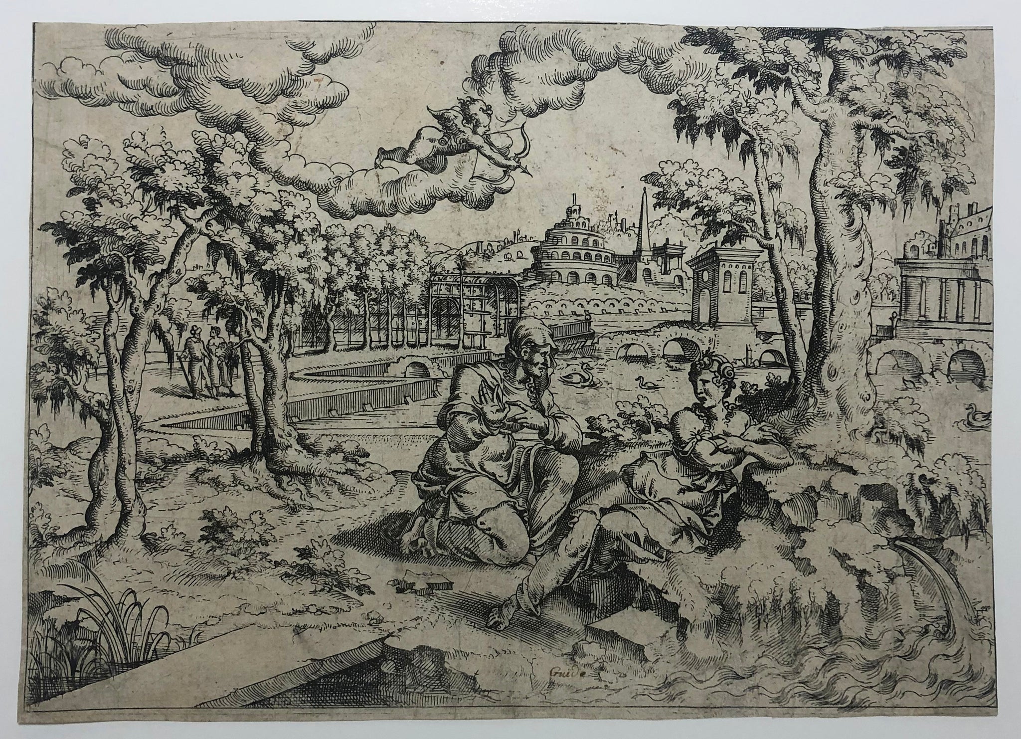 Vertumnus et Pomona (Vertumne et Pomone). c.1550.