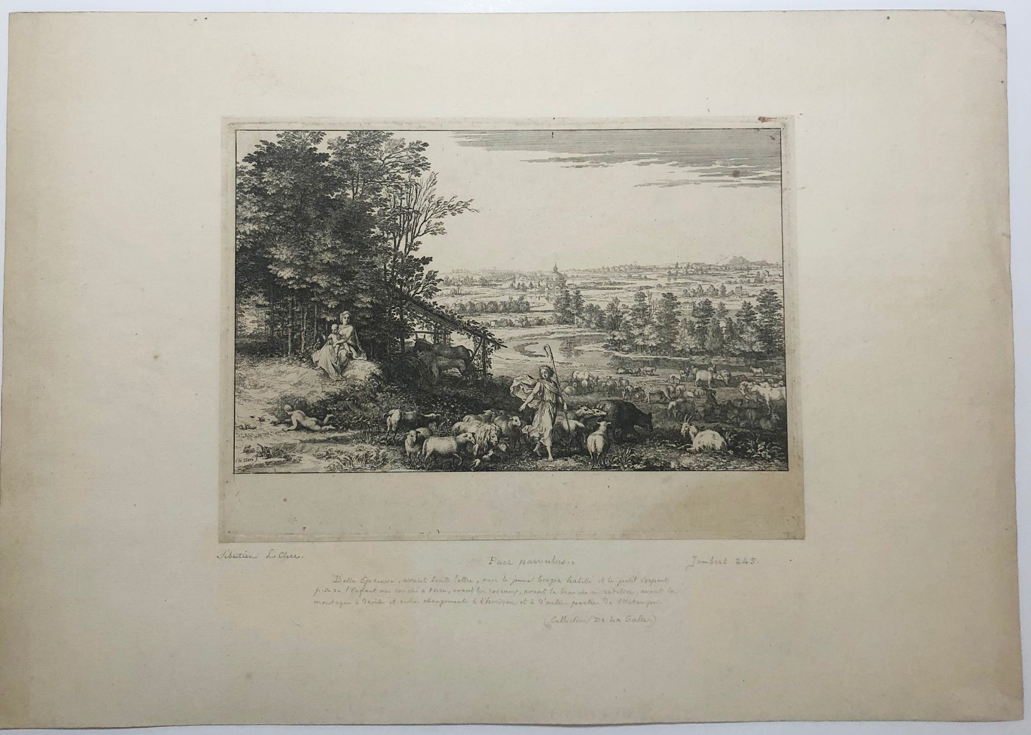 Le Passage d'Isaïe : Puer parvulus minabit eos.  c.1695.