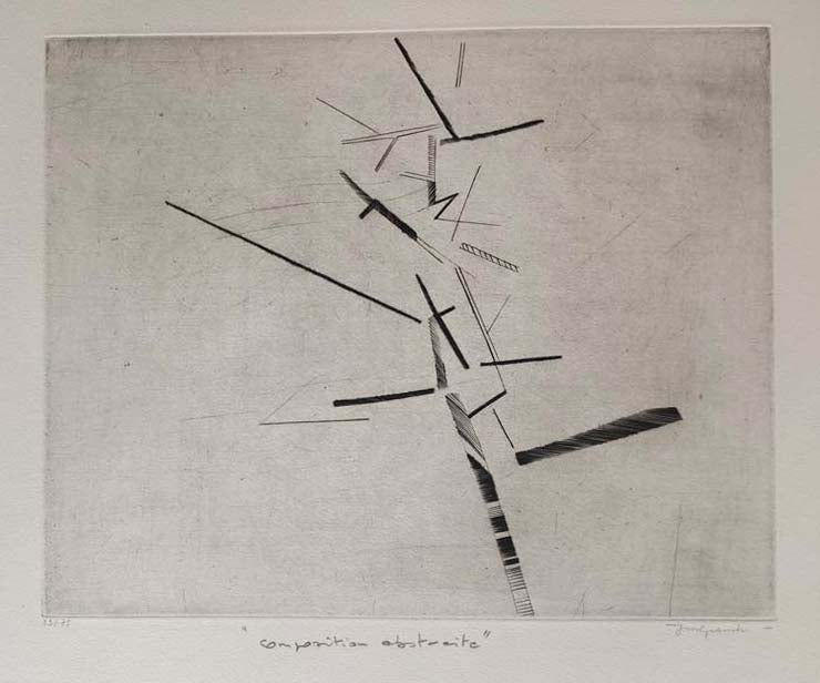 Composition abstraite. 1993