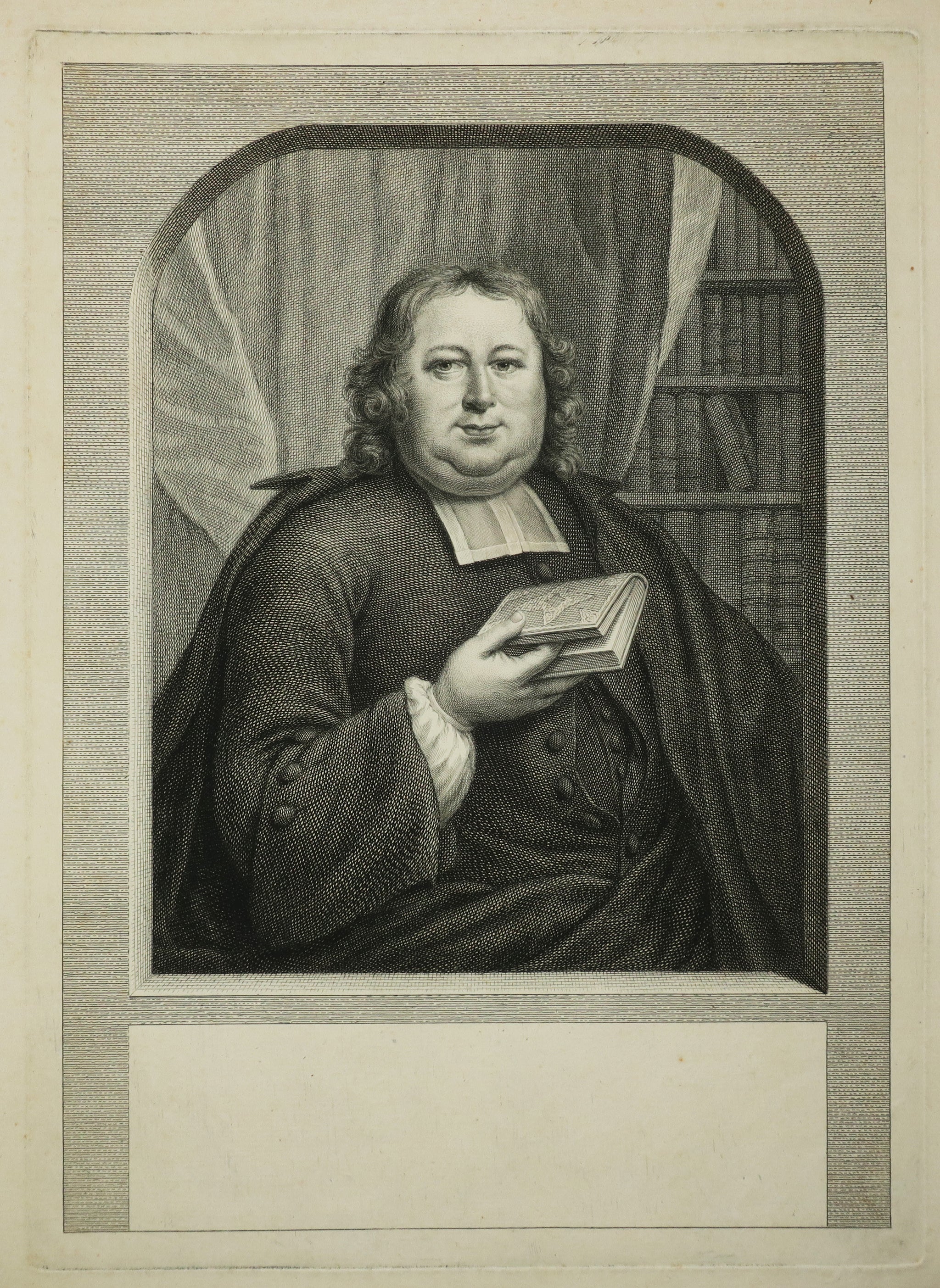 Portrait de Joannes Beukelman, prédicateur. 1751.
