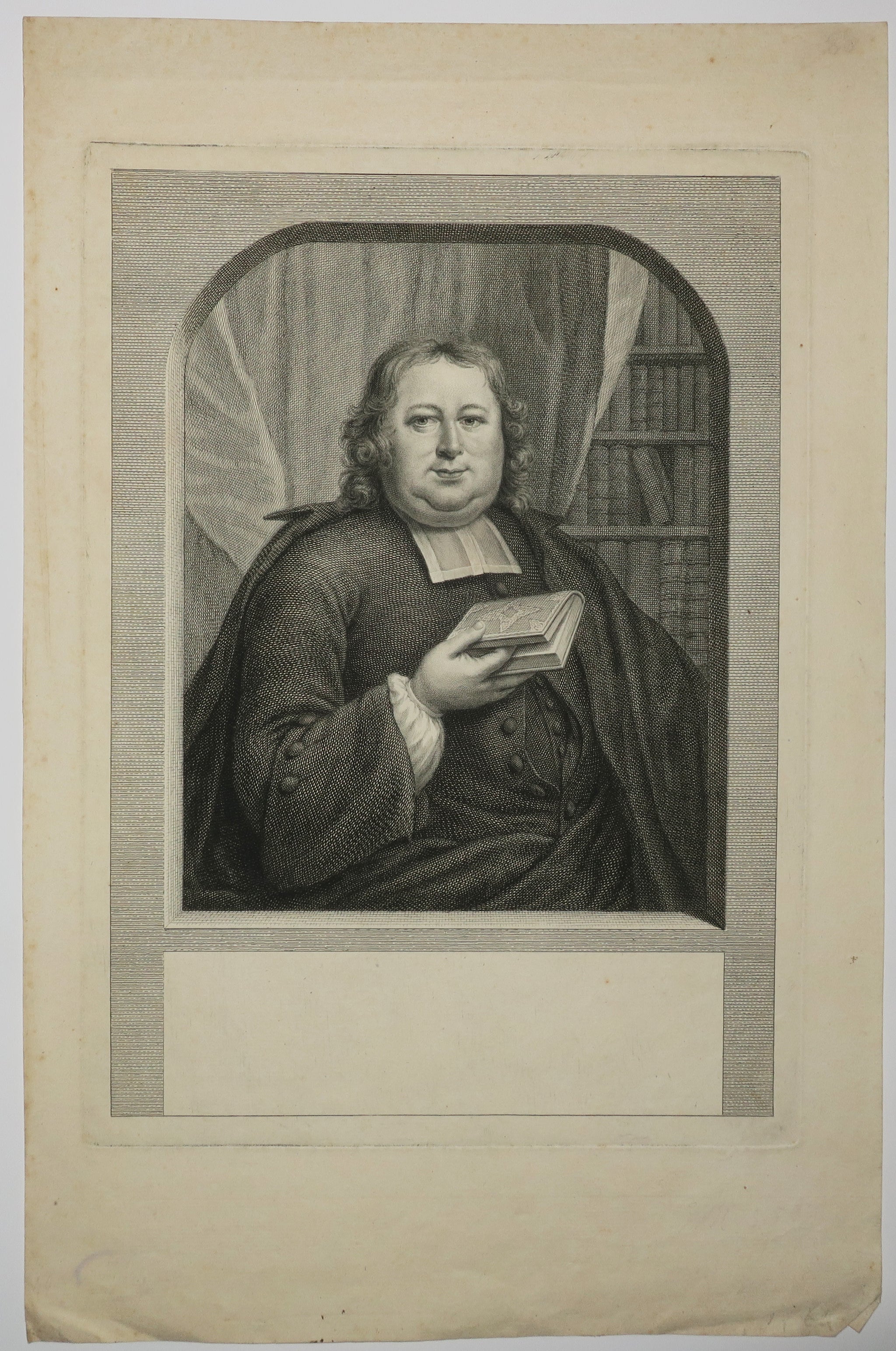 Portrait de Joannes Beukelman, prédicateur. 1751.