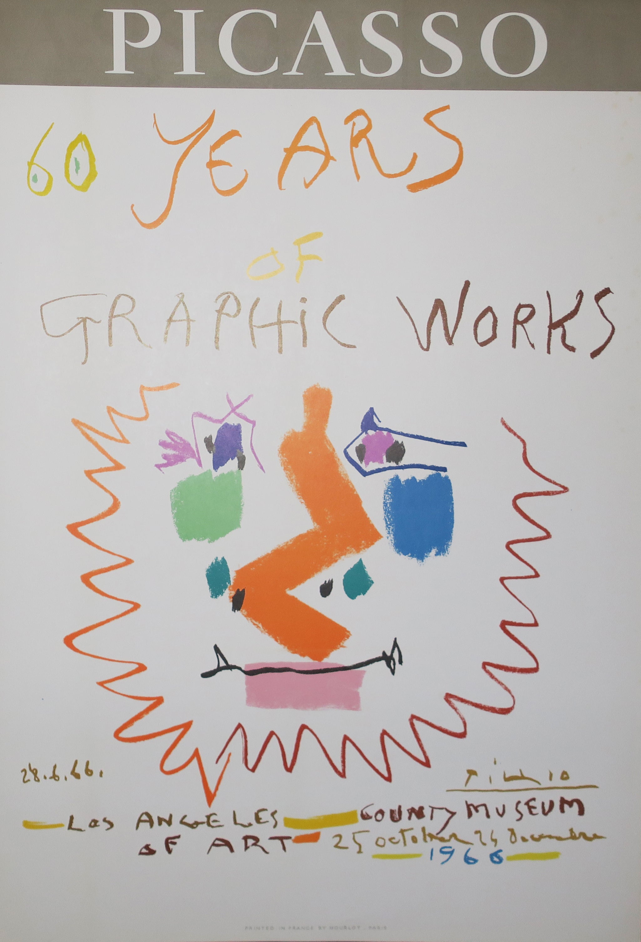 60 Years of Graphic Works. Exposition au County Museum of Art de Los Angeles. 1966.