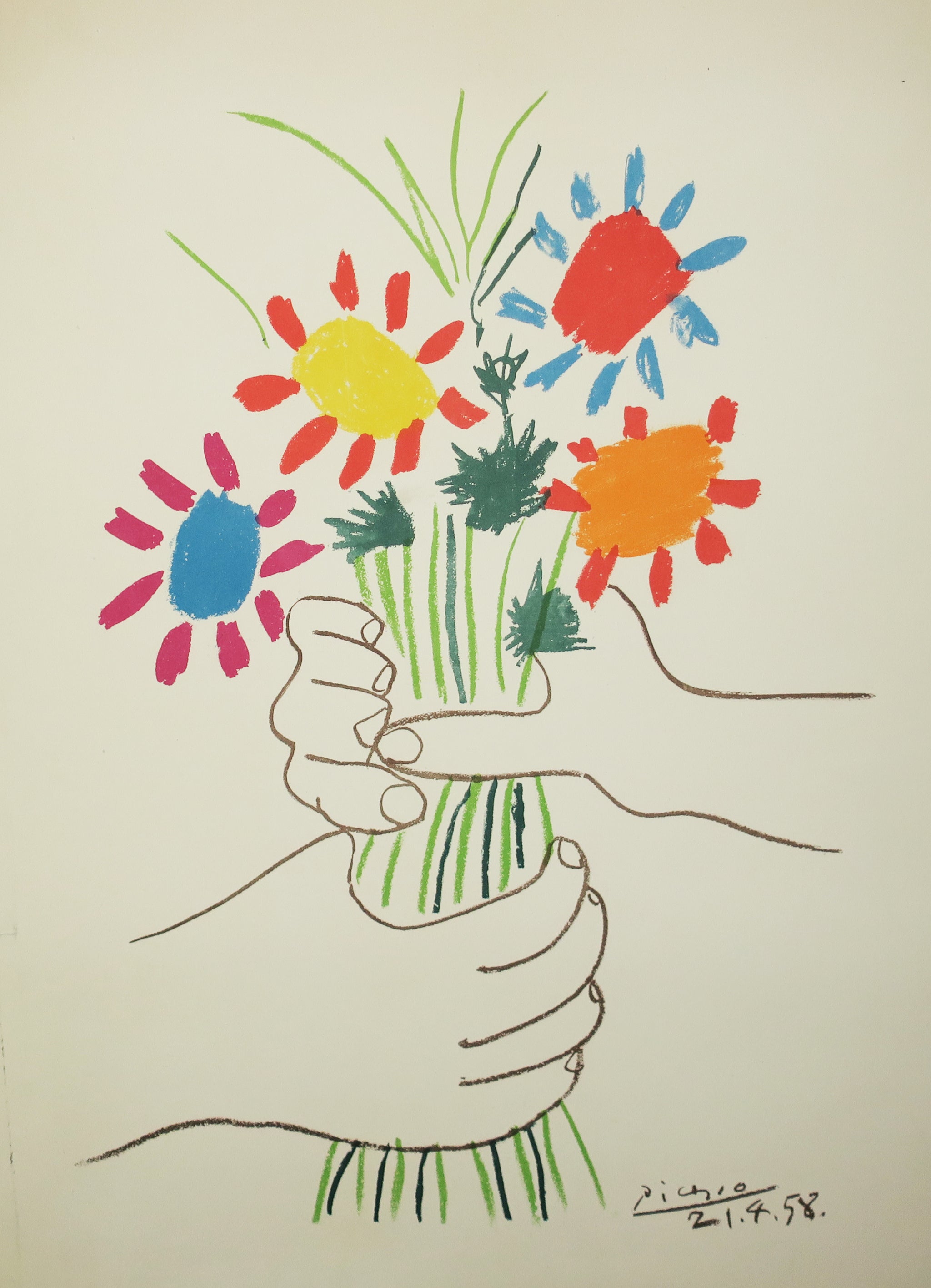 Le bouquet.  1958.