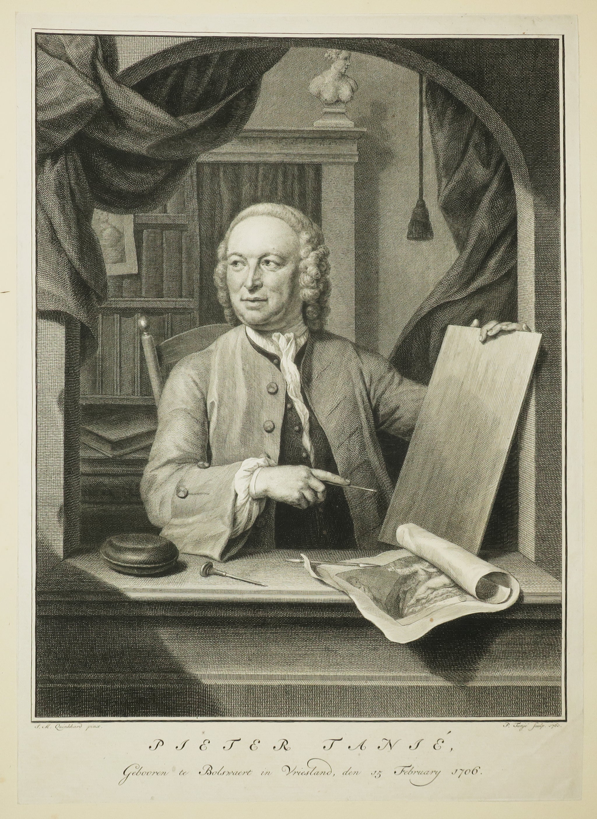 Autoportrait de l'artiste. 1760.