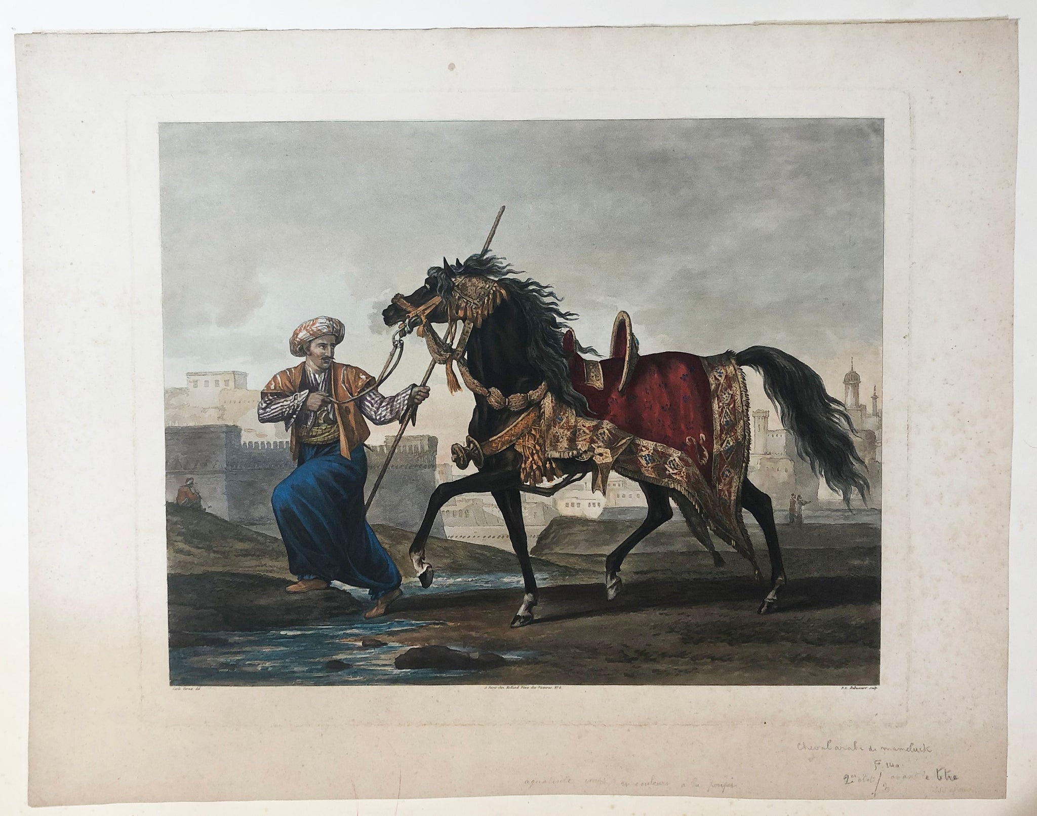 Cheval arabe de Mameluk.