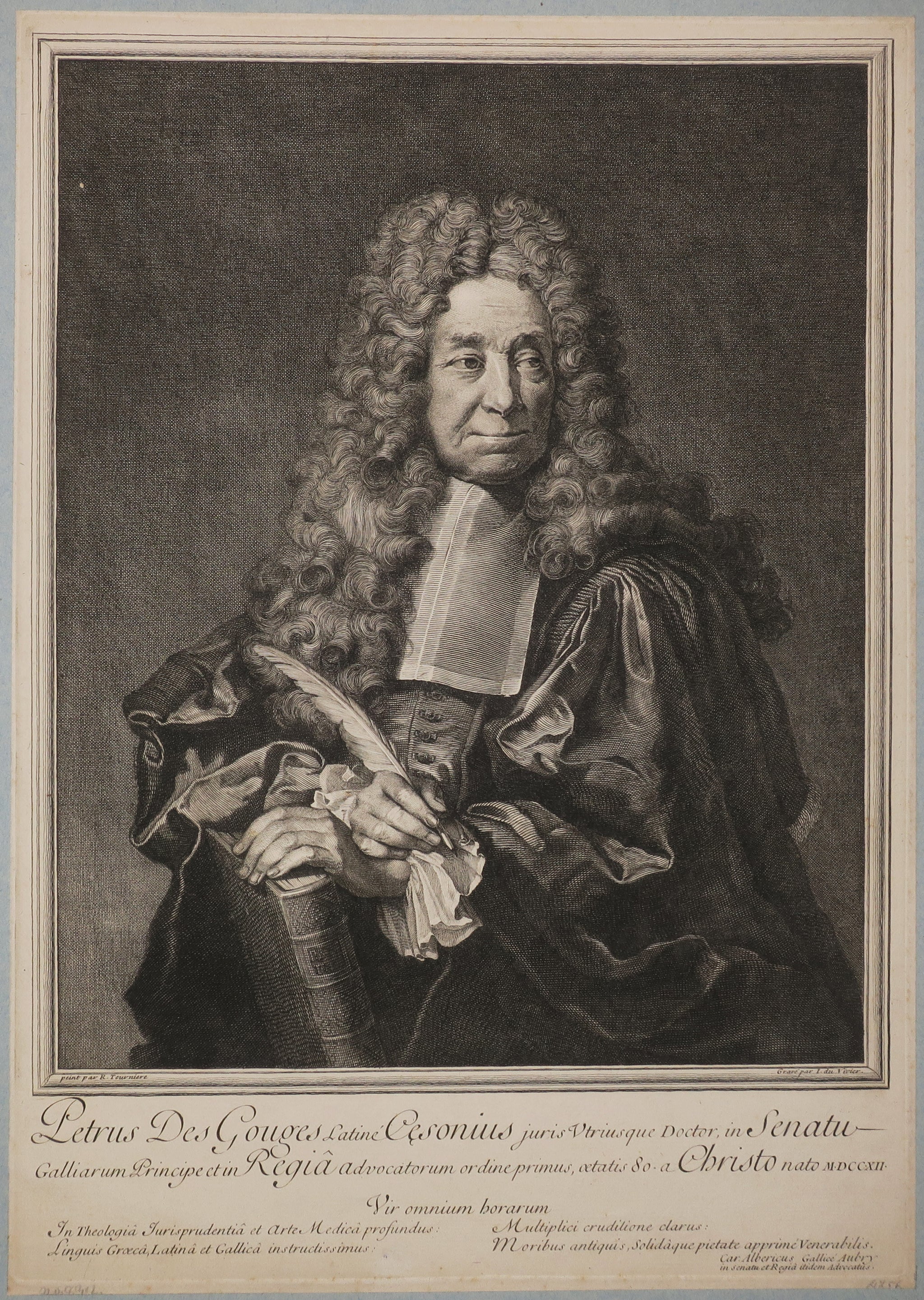 Portrait de Petrus des Gouges.