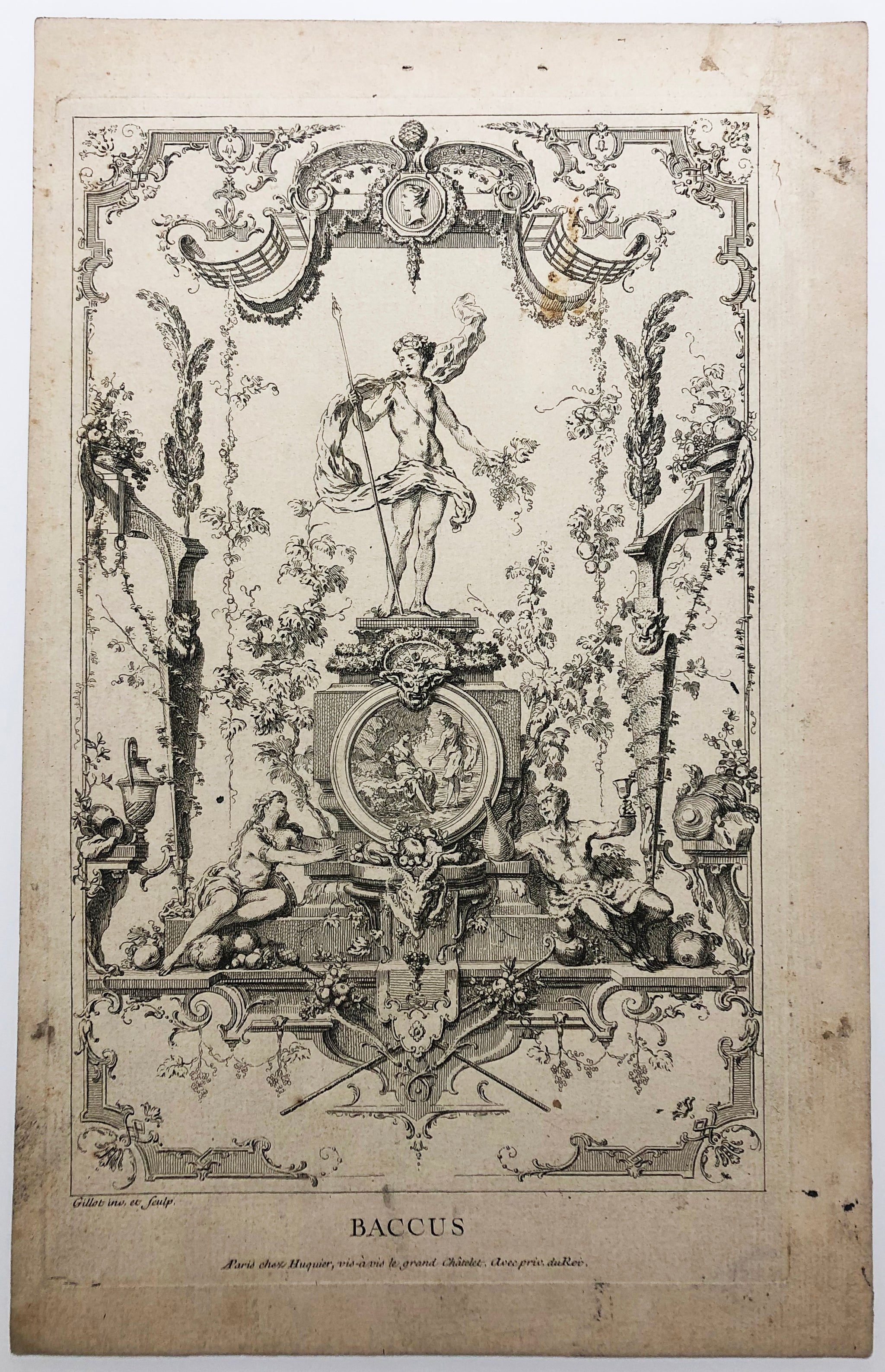 Livre de portières inventées & gravées à l'eau forte par Gillot peintre du Roi.  c.1737.