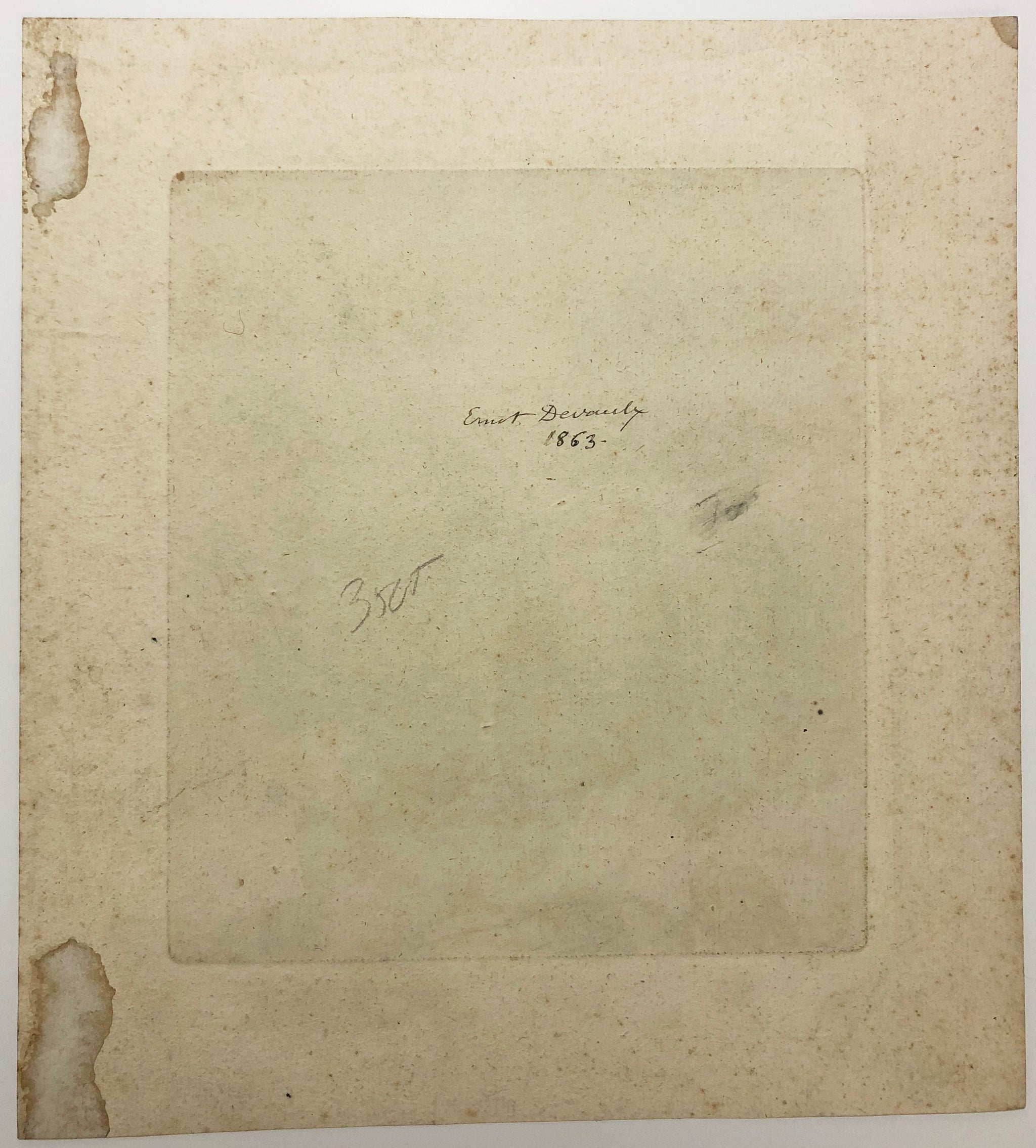 Portrait du Magister Georg Gottfried Glume, le frère cadet de l'artiste.  1750.