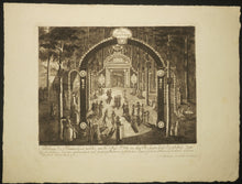 Charger l'image dans la galerie, lllumination organisée le 16 juillet 1794 à Irrhain près de Kraftshof pour commémorer l'ordre des fleurs pégnésien fondé il y a cent cinquante ans.