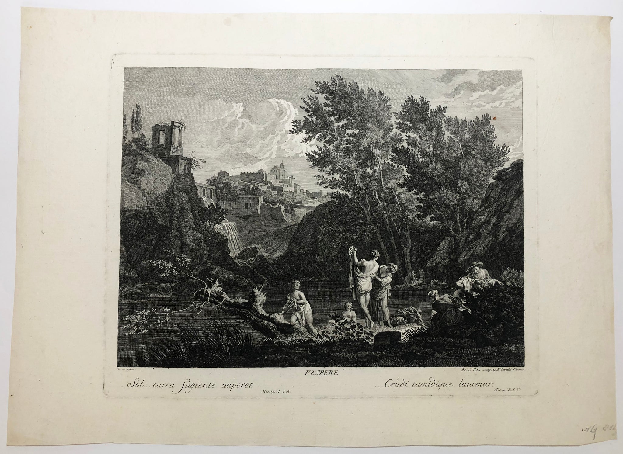 Les quatre parties du jour.  c.1770.