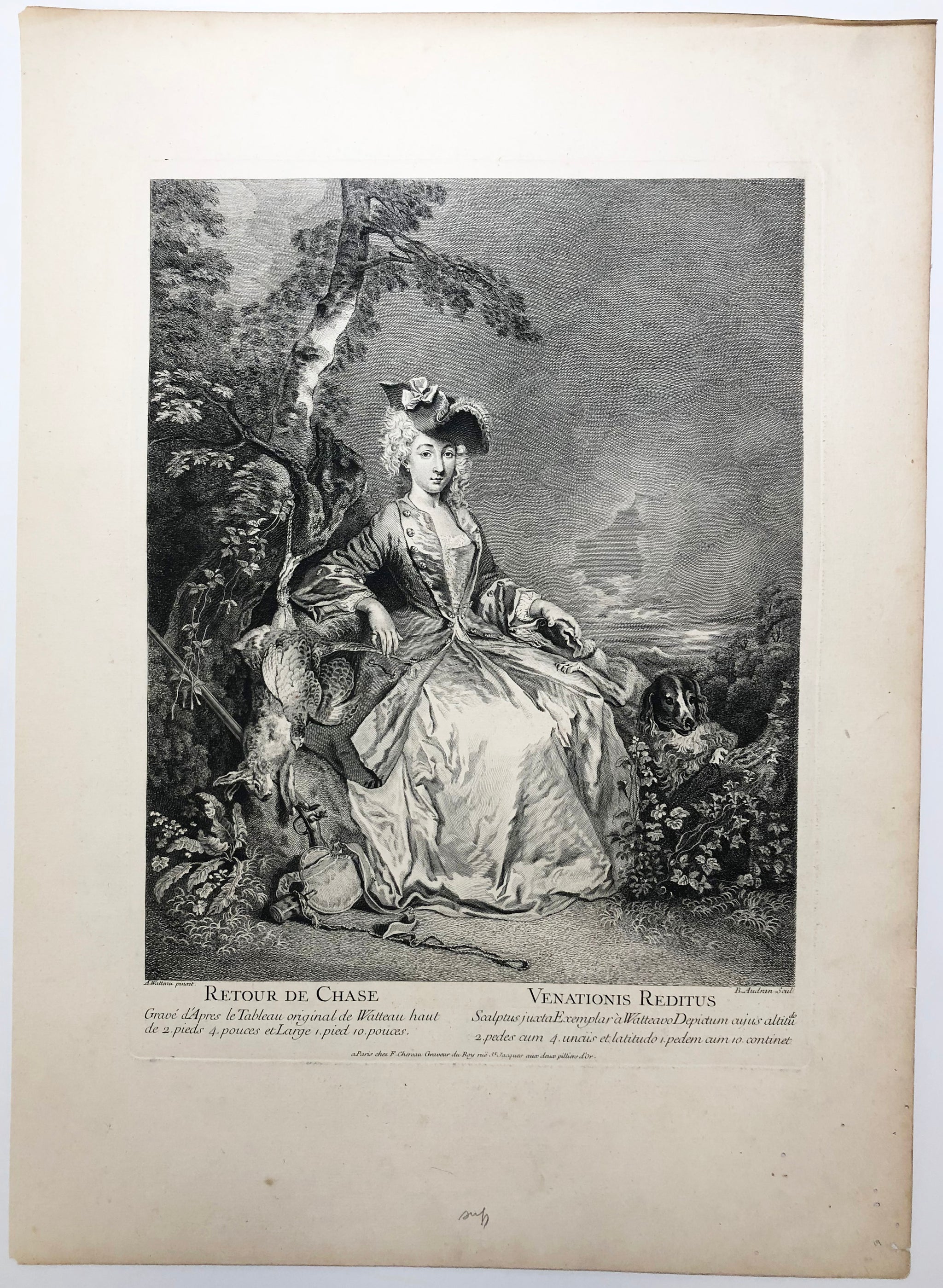 Retour de chasse (Venationis Reditus).  1727.