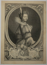 Charger l'image dans la galerie, Portrait de Jeanne de Scépeaux, épouse d'Henri de Gondi.  1705.
