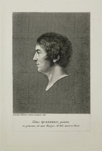 Charger l'image dans la galerie, Portrait d'Edme Quenedey (1756-1830), peintre et graveur, né aux Riceys, Aube, mort à Paris.