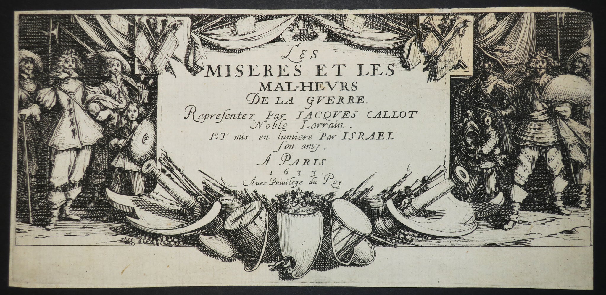 Frontispice de la série de gravures