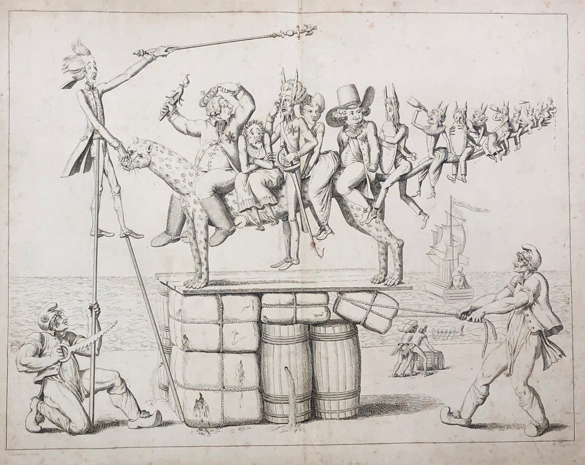 Le charlatan politique ou le léopard apprivoisé. 1794.