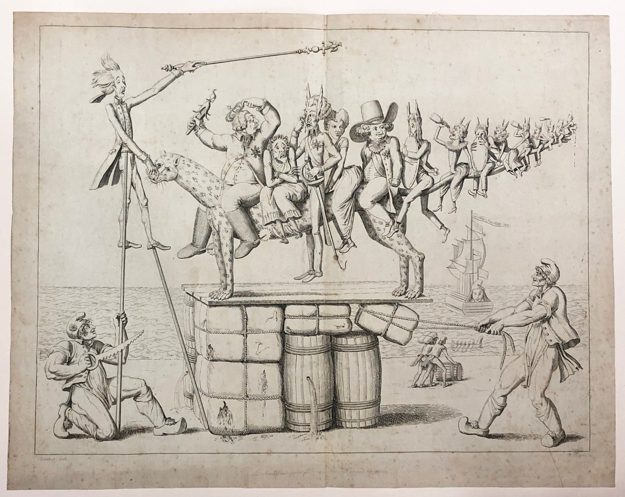 Le charlatan politique ou le léopard apprivoisé. 1794.