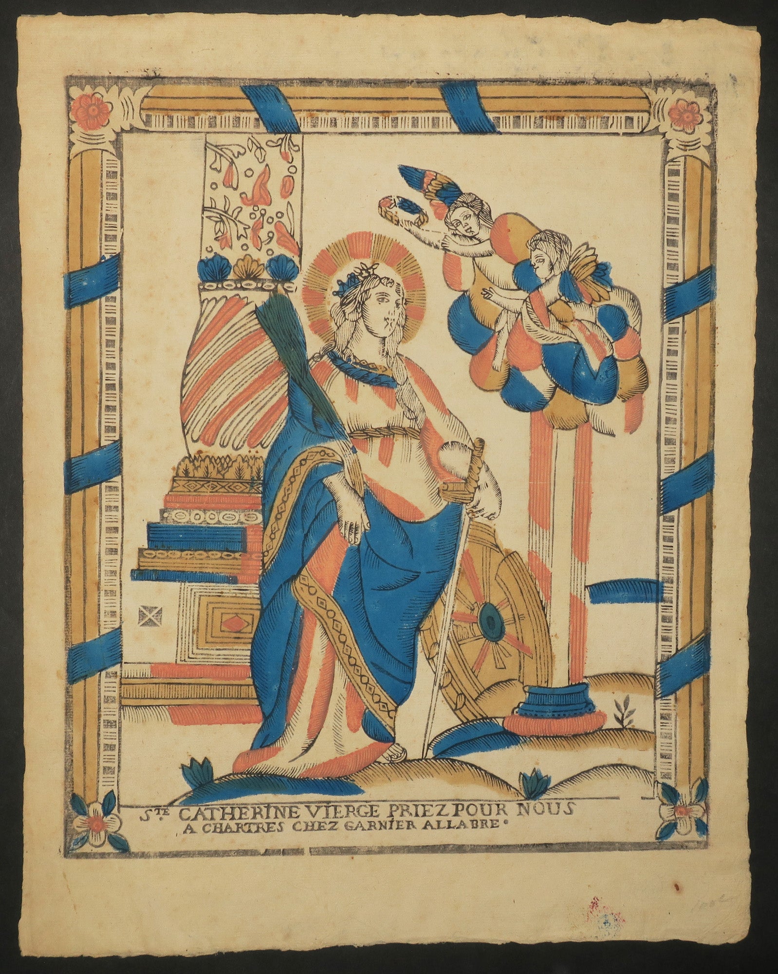 Sainte Catherine Vierge Priez pour nous.