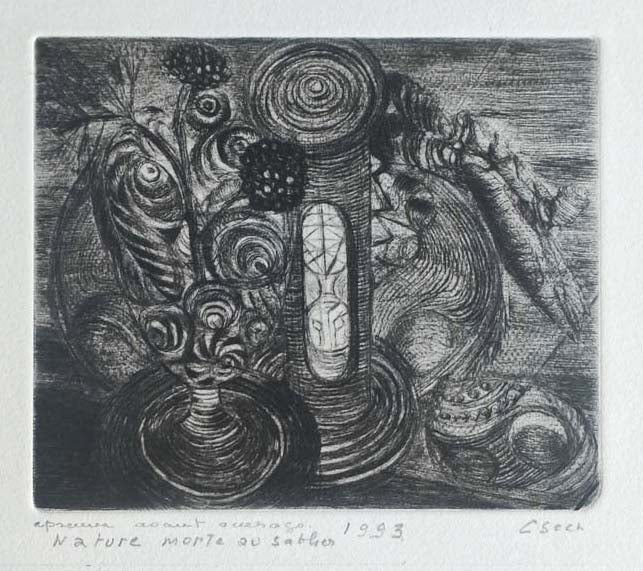 Nature morte au Sablier. 1993.