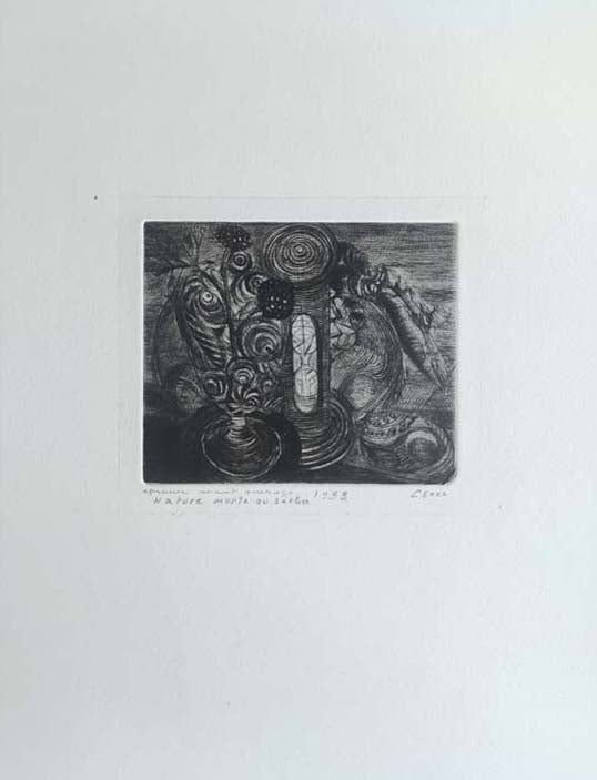 Nature morte au Sablier. 1993.