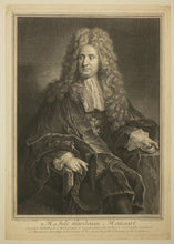 Charger l'image dans la galerie, Portrait de Jules Hardouin Mansart, Chevalier de l'Ordre de St Michel, Comte de Sagonne, Conseiller du Roy en ses Conseils, surintendant des Bastimens de Sa Majesté, Protecteur de l'Académie Royalle de Peinture et de Sculpture. 1710.