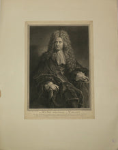 Charger l'image dans la galerie, Portrait de Jules Hardouin Mansart, Chevalier de l'Ordre de St Michel, Comte de Sagonne, Conseiller du Roy en ses Conseils, surintendant des Bastimens de Sa Majesté, Protecteur de l'Académie Royalle de Peinture et de Sculpture. 1710.