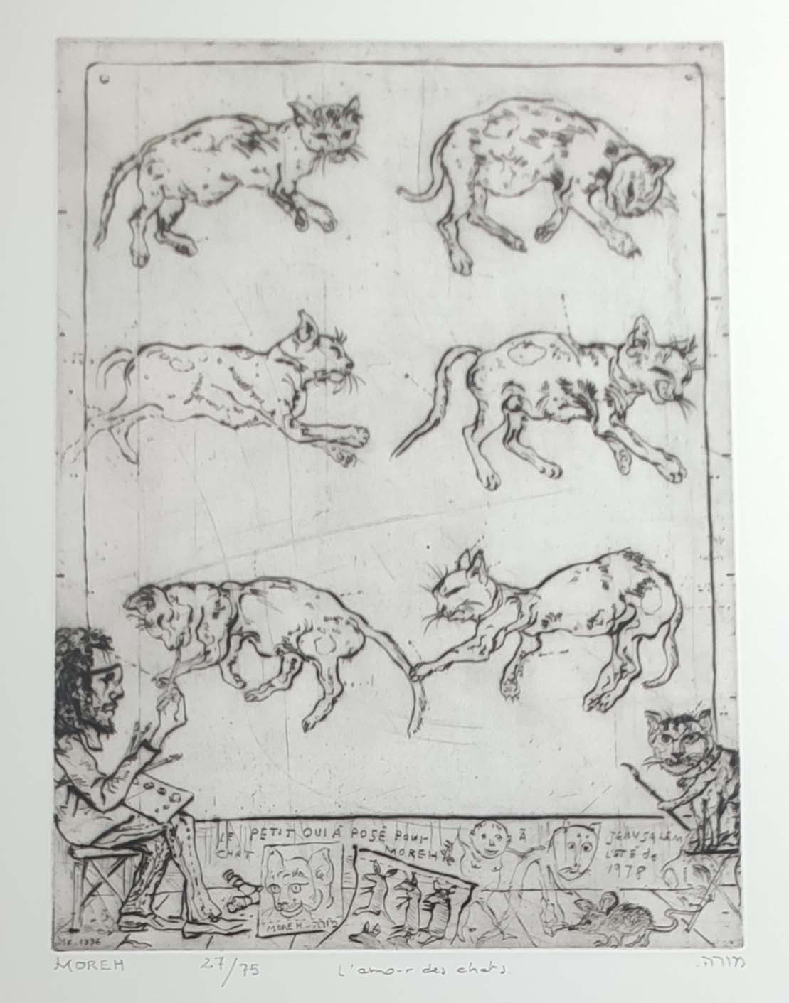 L'amour des chats. 1996