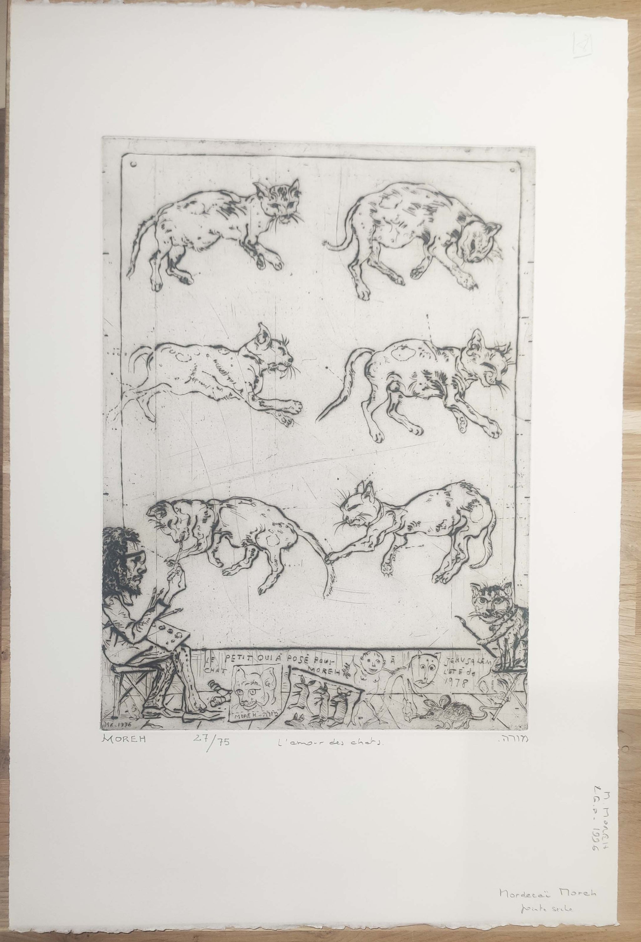 L'amour des chats. 1996