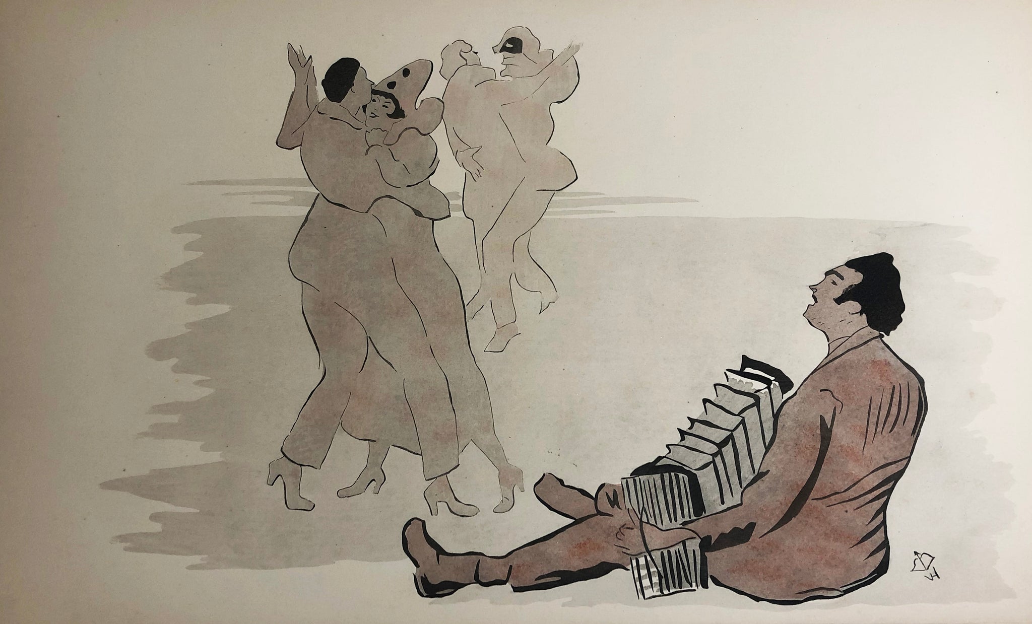 Arlequinades. Album de douze dessins.