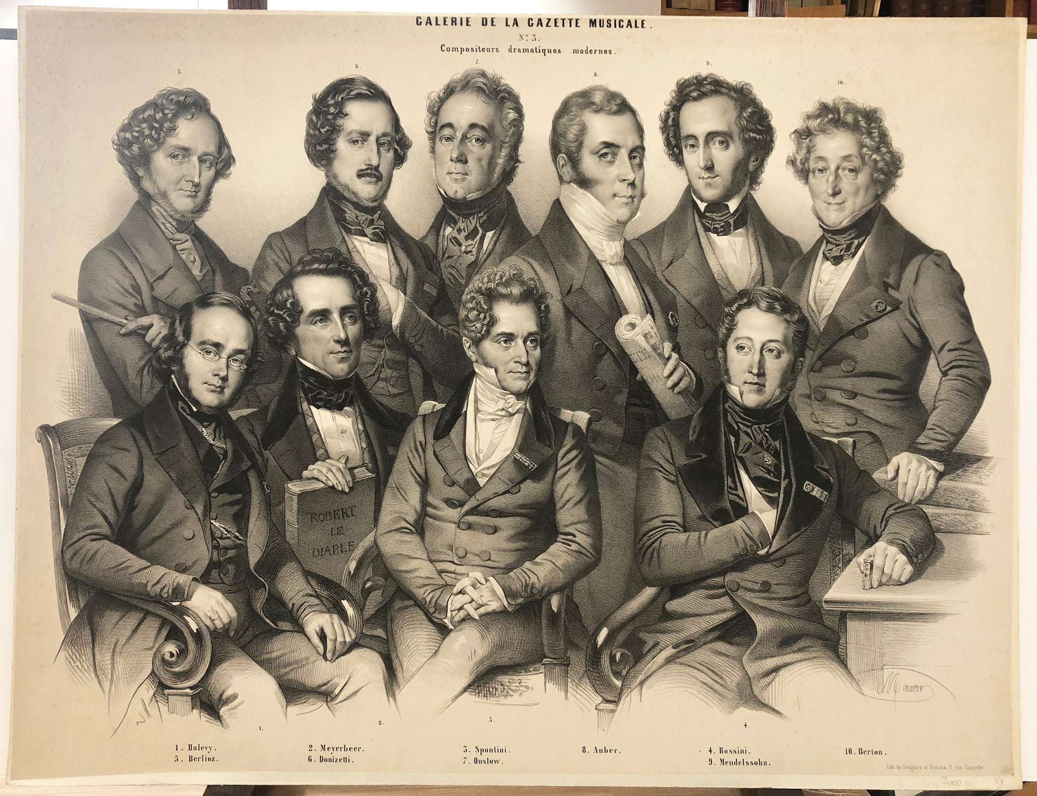 Compositeurs dramatiques modernes. 1844.