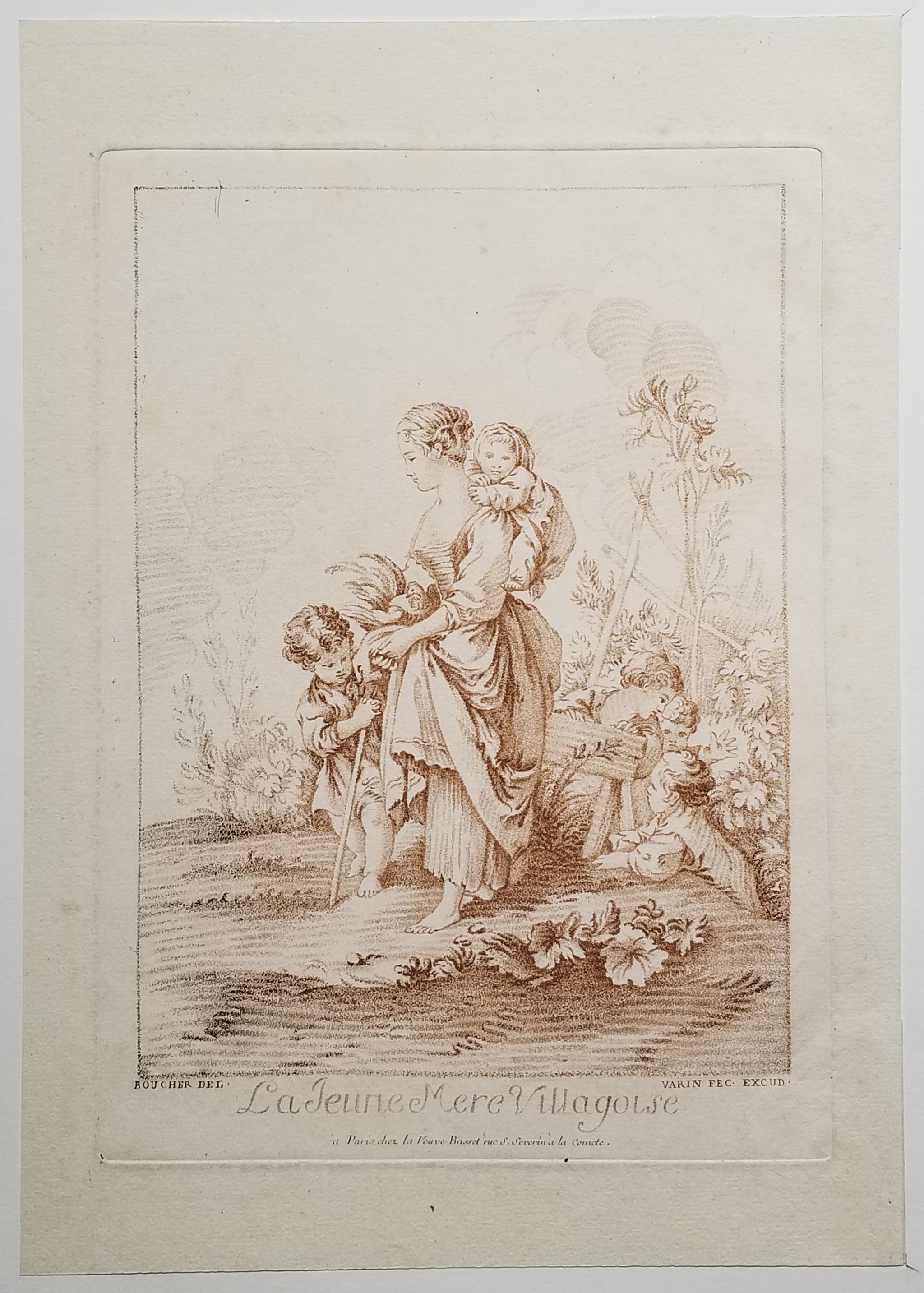 La jeune mère villageoise.