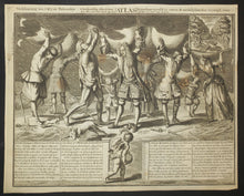 Charger l'image dans la galerie, L'Atlas actieux de papier à la mode avec ses complices et le jeu de quille du petit Tems.  c.1720.