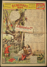 Charger l'image dans la galerie, Affiche publicitaire J. Hetzel & Cie pour les Etrennes 1886, dite «L'Arbre de la connaissance».