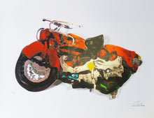 Charger l'image dans la galerie, La moto.  1972.