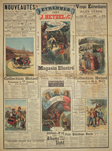 Charger l'image dans la galerie, Affiche publicitaire J. Hetzel & Cie pour les Etrennes 1888, dite « aux six gravures ».