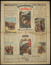 Charger l'image dans la galerie, Affiche publicitaire J. Hetzel & Cie pour les Etrennes 1888, dite « aux six gravures ».