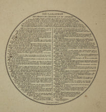 Charger l'image dans la galerie, Déclaration des Droits de l'Homme et du Citoyen.  Fin XVIIIème.