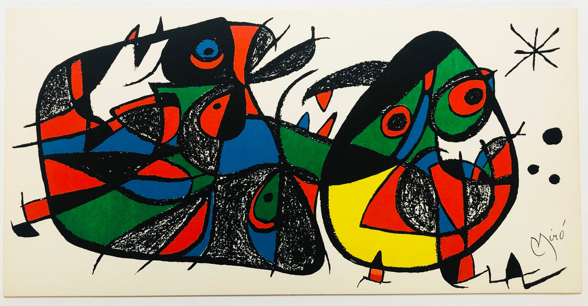 Les sept pays. Miro, Sculptures. 1974-1975.
