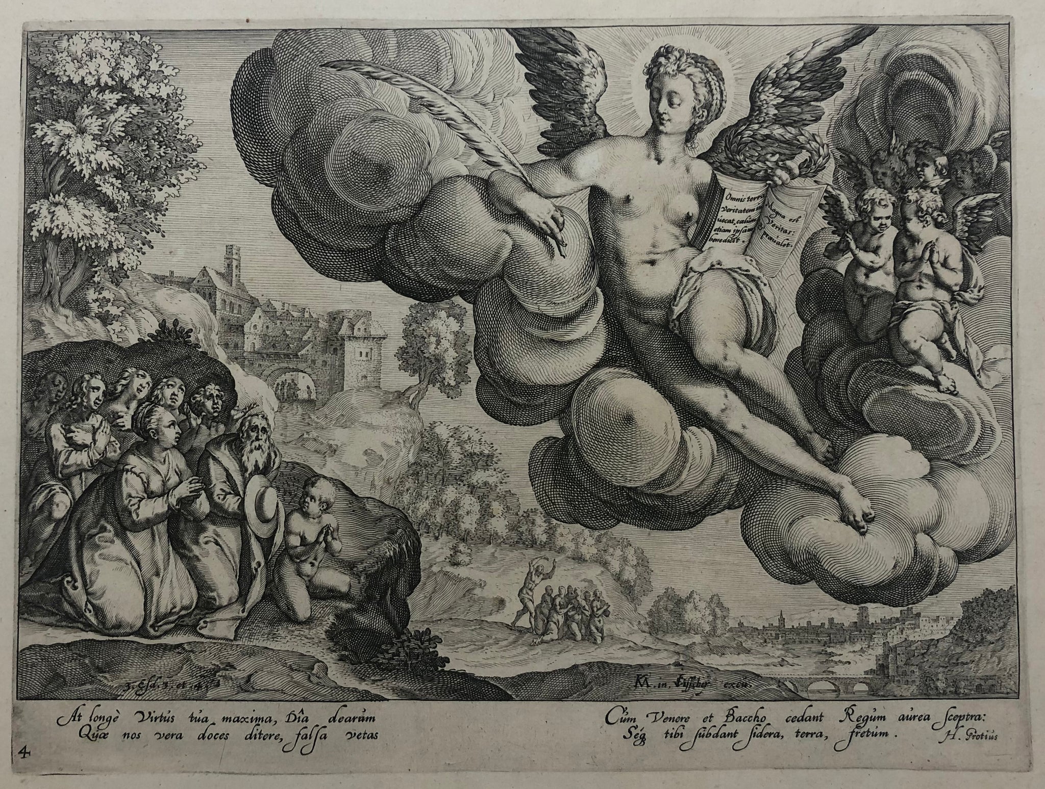 Les puissances qui gouvernent le monde.  c.1600.