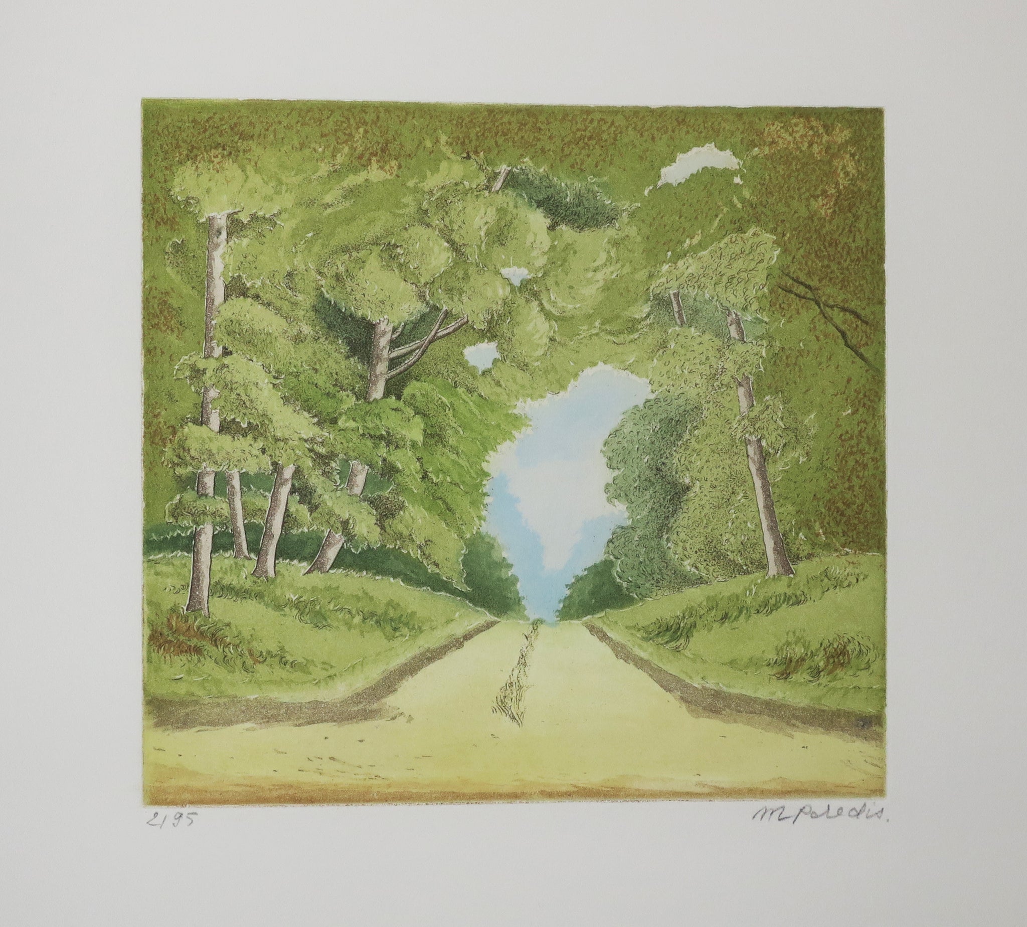 La maison proche de la forêt.