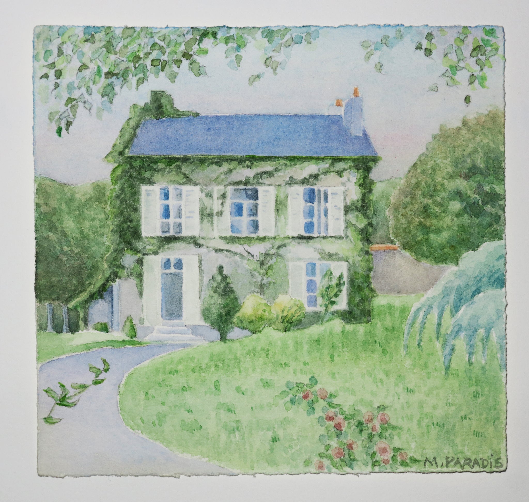La maison proche de la forêt.