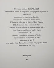 Charger l'image dans la galerie, L’alphabet, Album de vingt-deux lithographies originales.