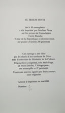 Charger l'image dans la galerie, El Tretze Vents, 1983.