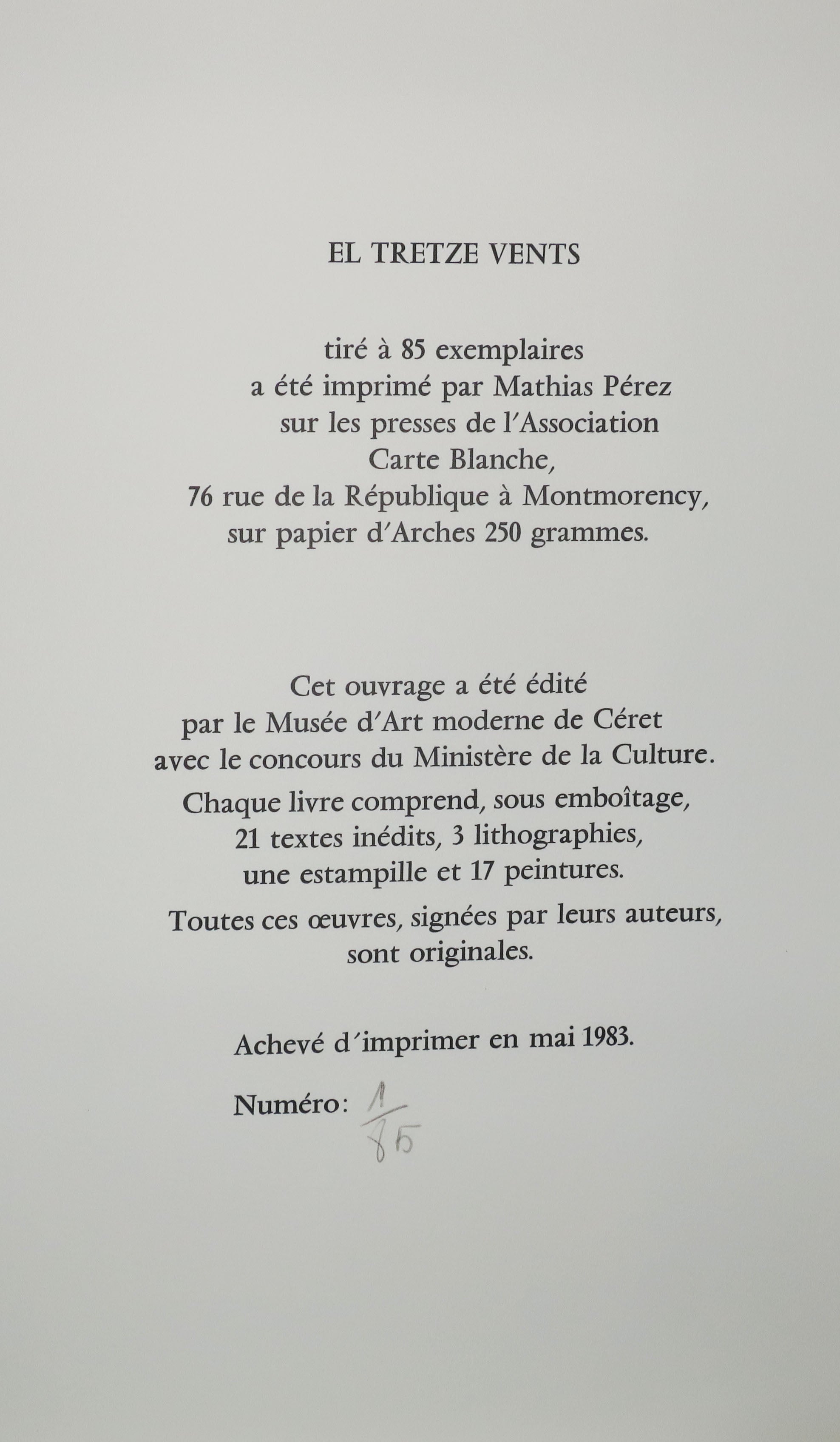 El Tretze Vents, 1983.