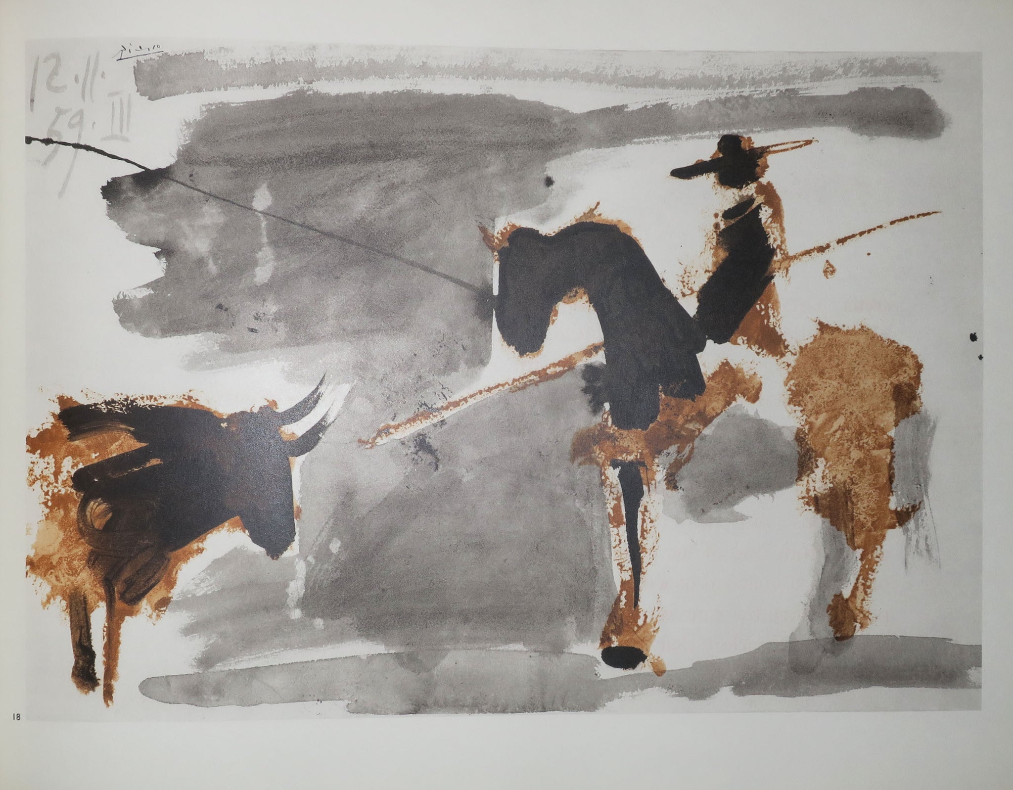 Picasso : Toreros, 1961.