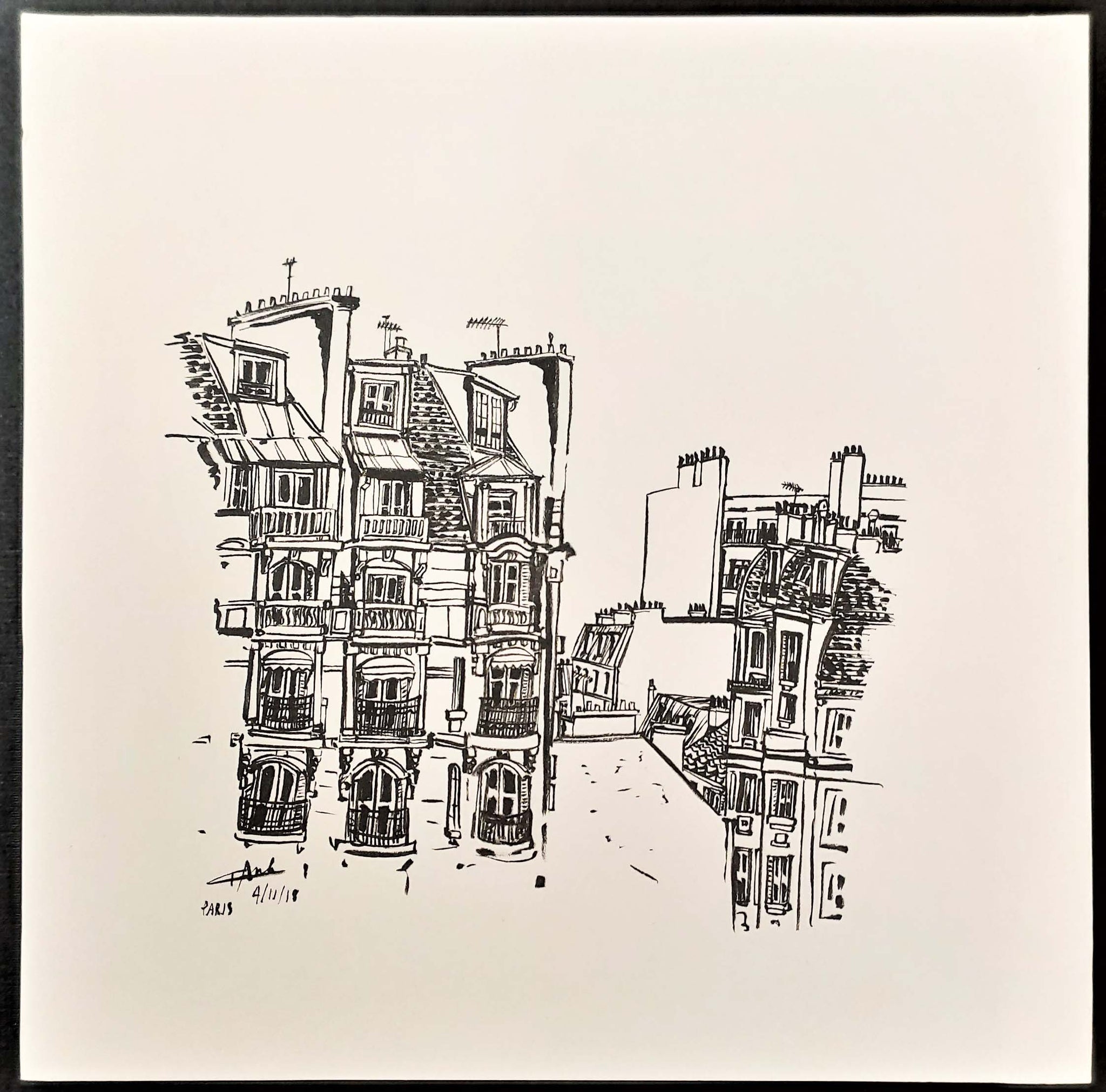 Par la fenêtre, Paris 15.