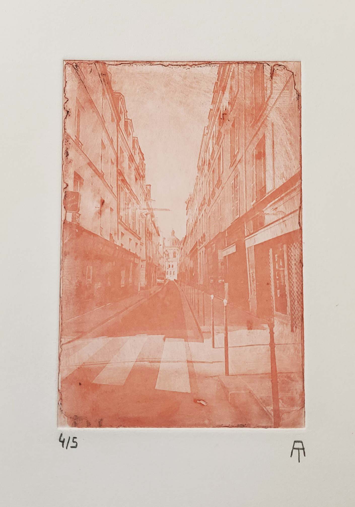 Rue Mazarine, jeudi 16 avril 2020.