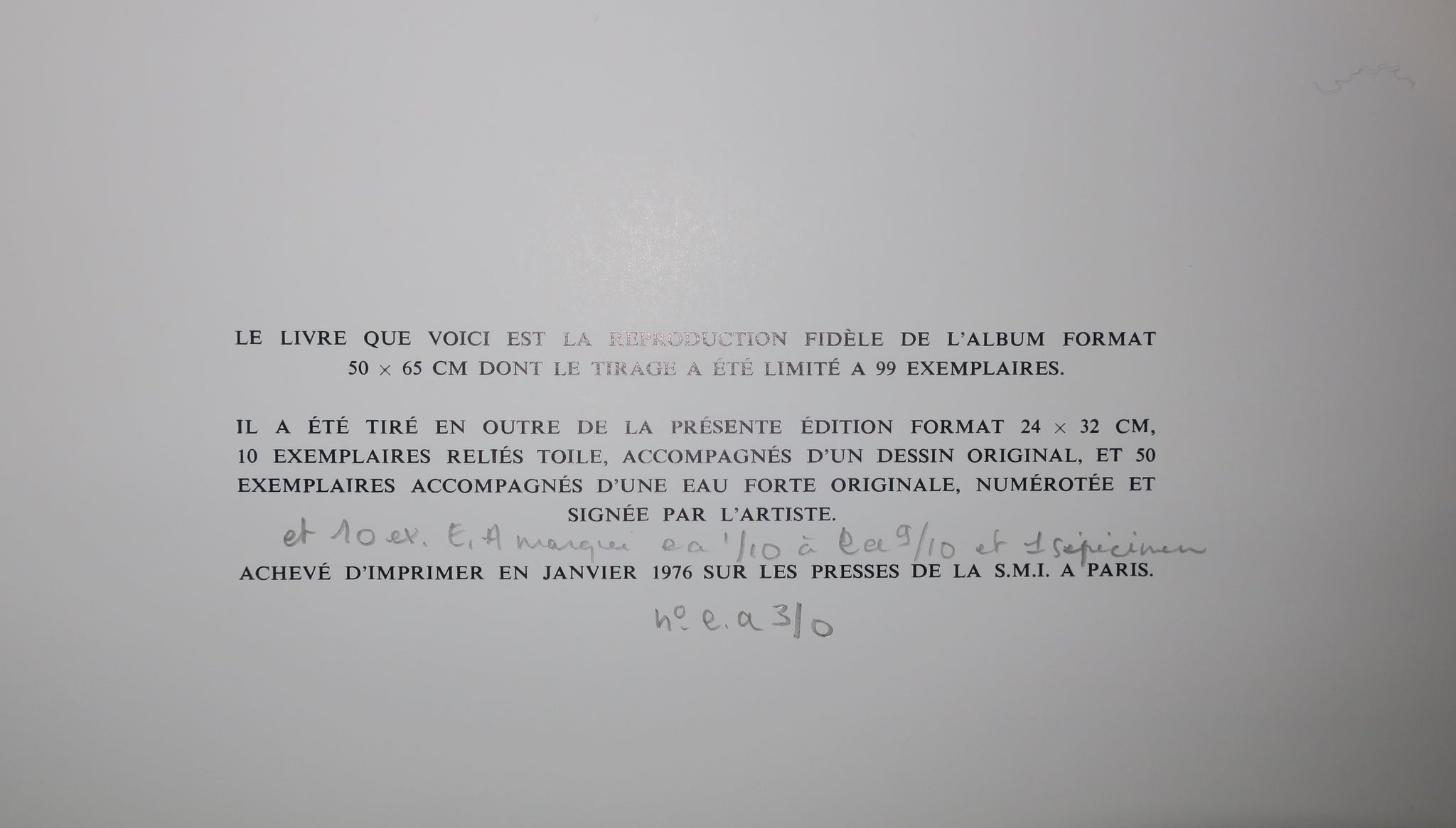 Mythologies imaginaires, 1976.