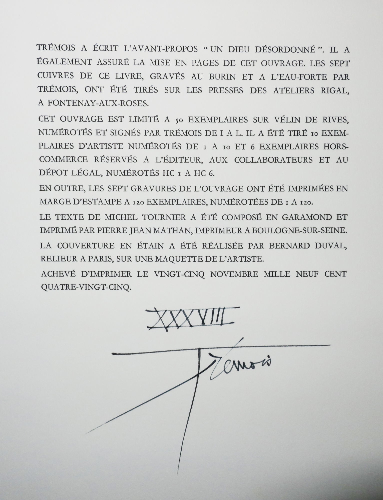 Un Dieu désordonné.