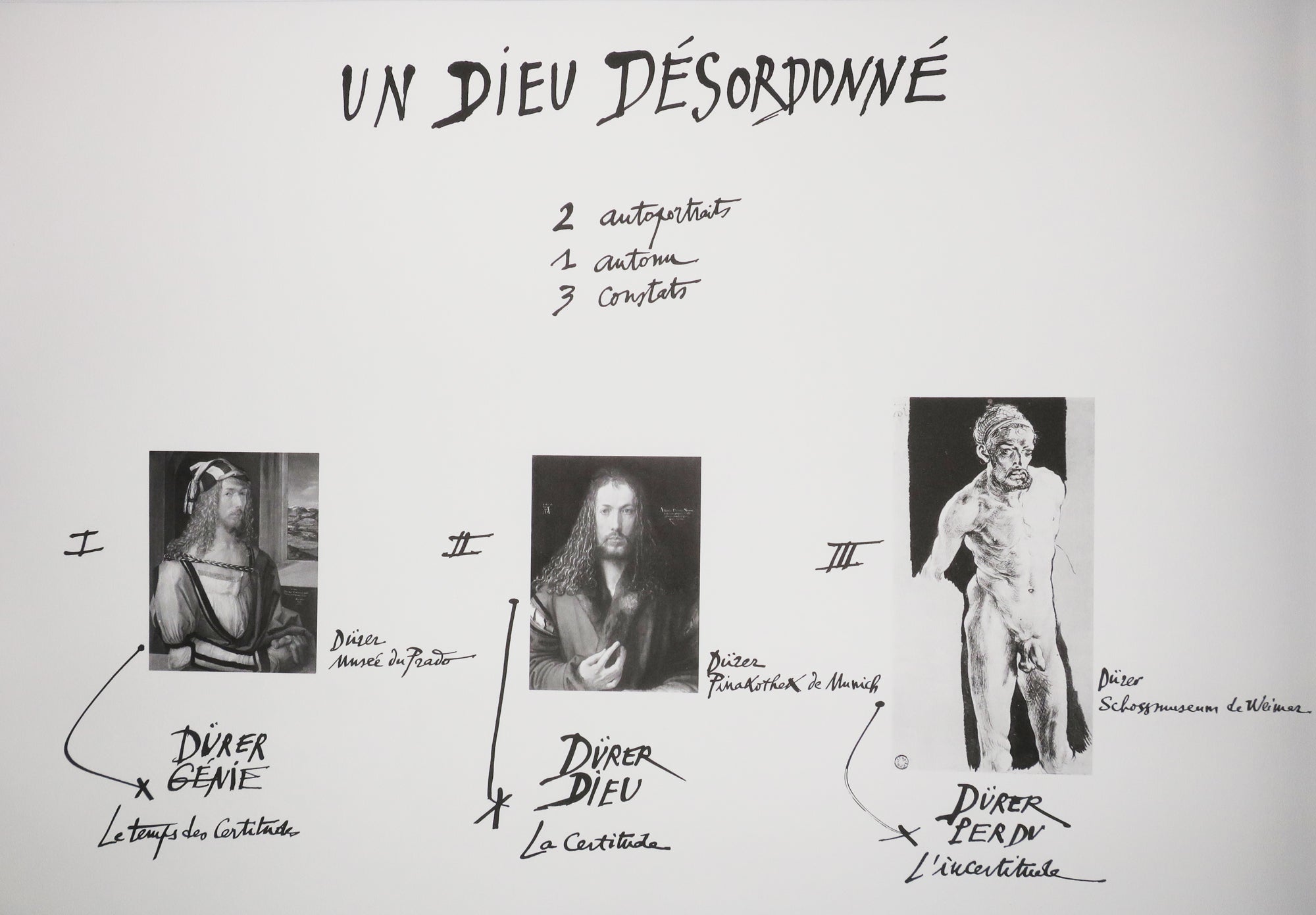 Un Dieu désordonné.