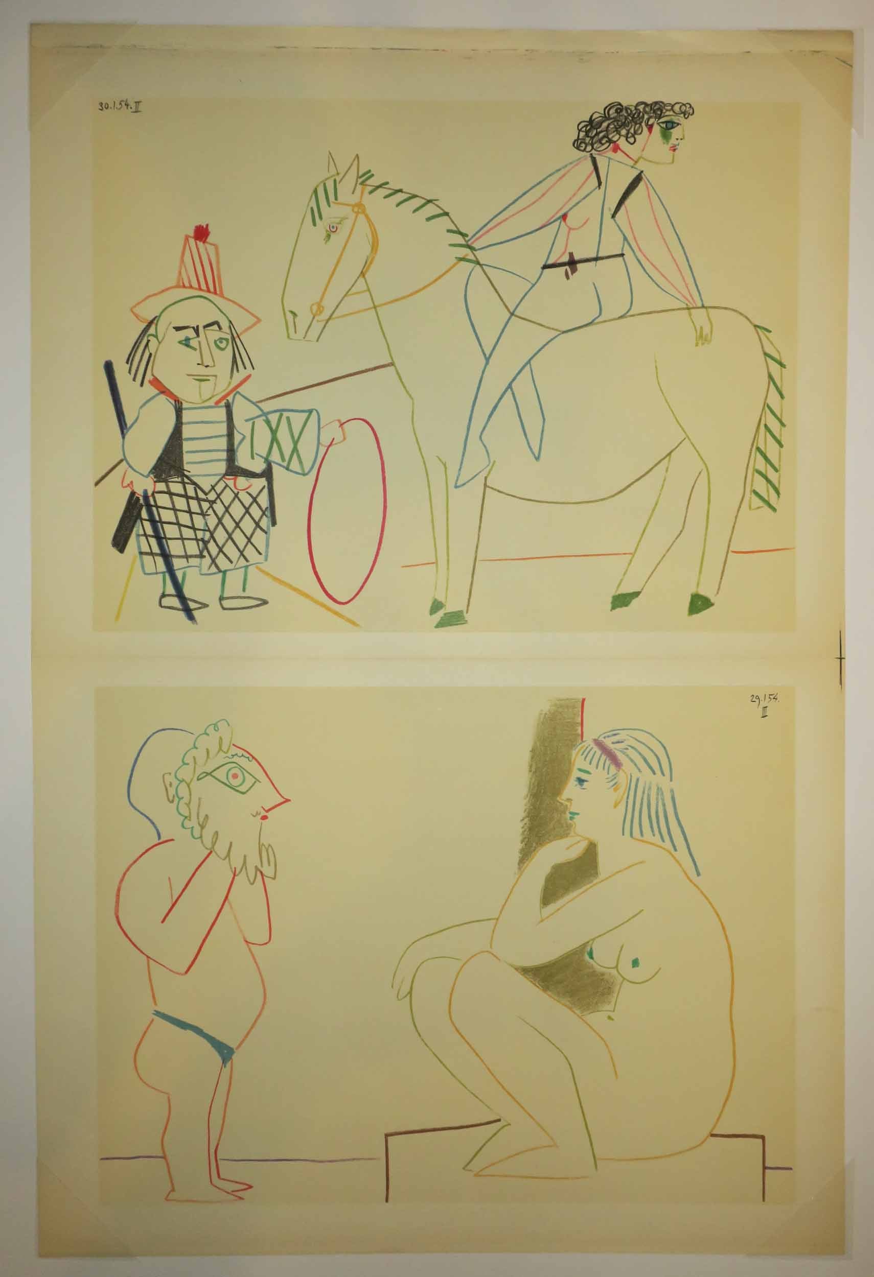 La Comédie Humaine, 30.I.54.II & La Comédie Humaine, 29.I.54 III. c.1954.